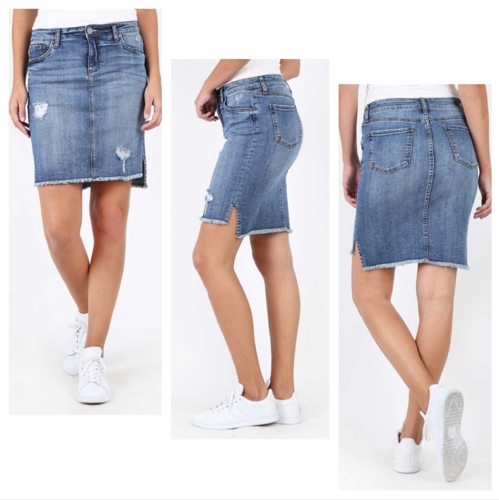 Kut from the Kloth Connie Hi-Lo Skirt